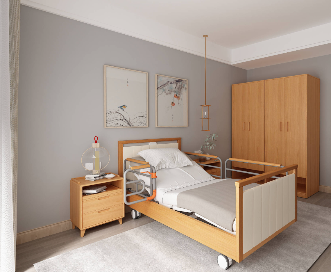 养老院家具系列-护理床 Nursing home furniture series - nursing beds