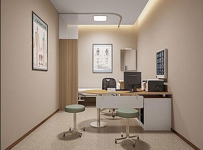 医院诊室系列-医疗诊桌 Hospital Examination Room Series - Medical Examination Table (Standard Model)