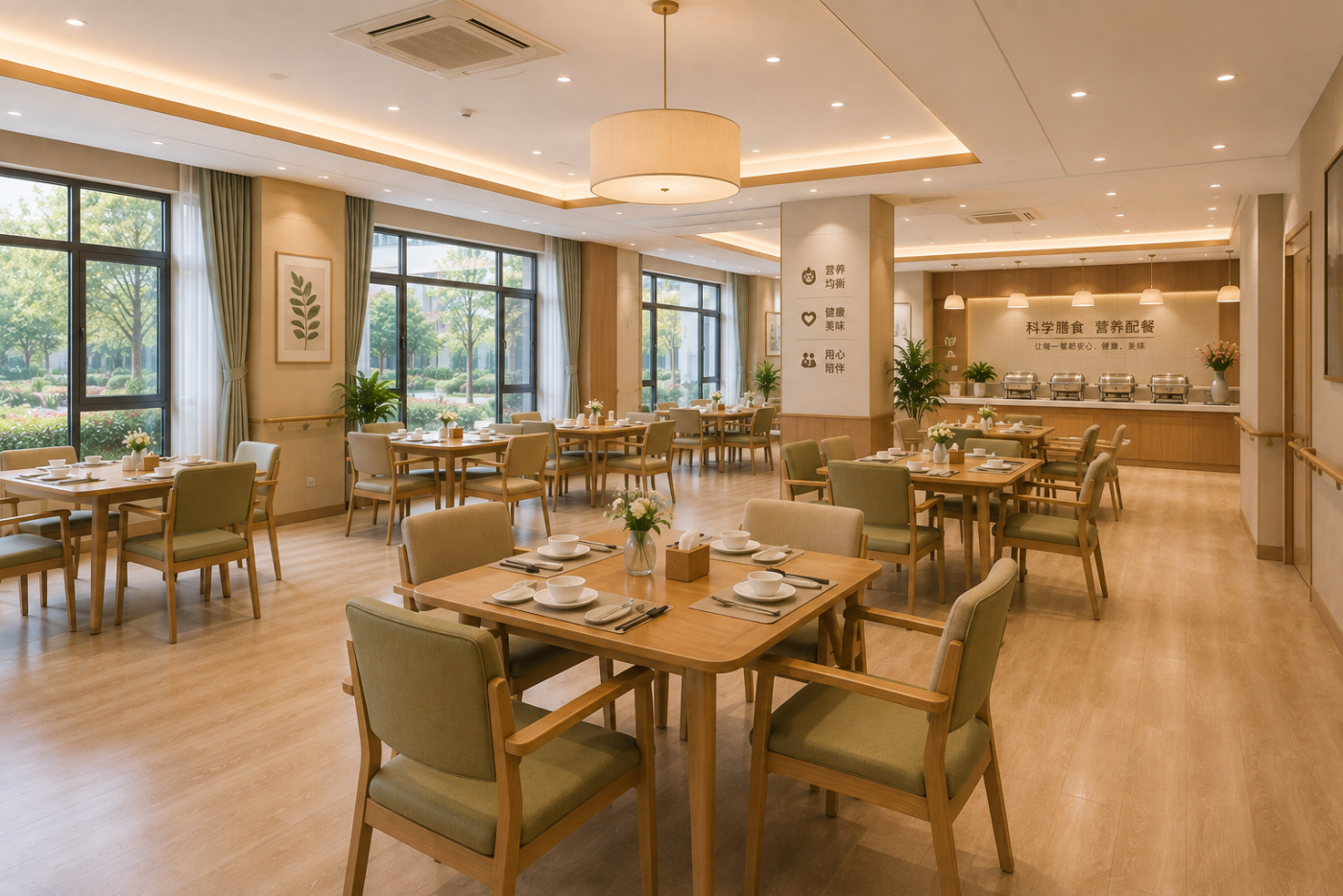 温馨餐叙空间 · 品味舒适日常Warm Dining Space · Comfort in Every Meal