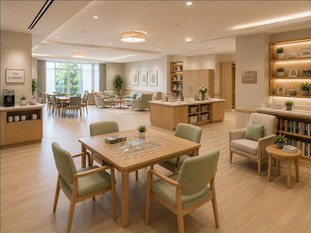 康养护理系列-活动中心  Health and Wellness Care Series - Activity Center